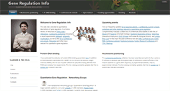 Desktop Screenshot of generegulation.info