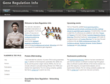 Tablet Screenshot of generegulation.info
